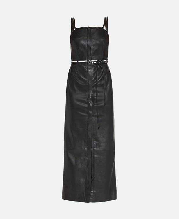 Nanushka Leather-look dress Loula