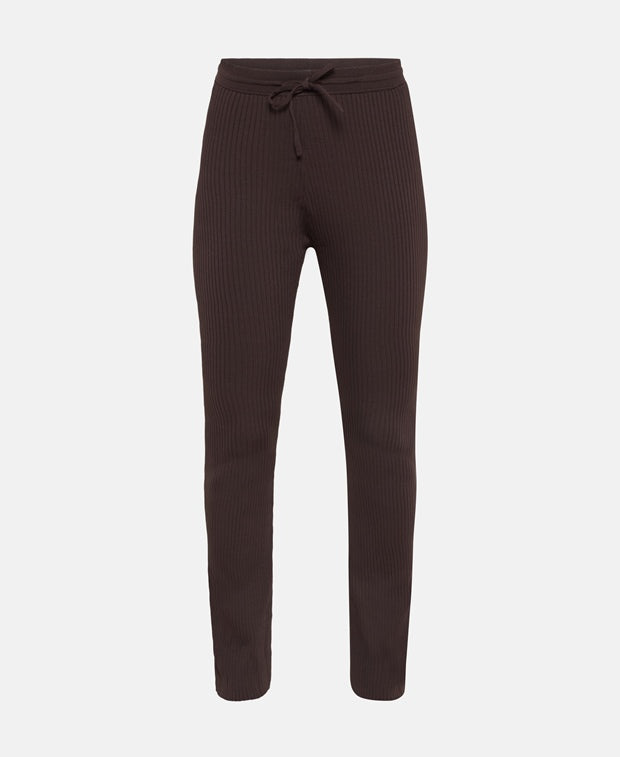 Nanushka Knitted trousers Dark Brown