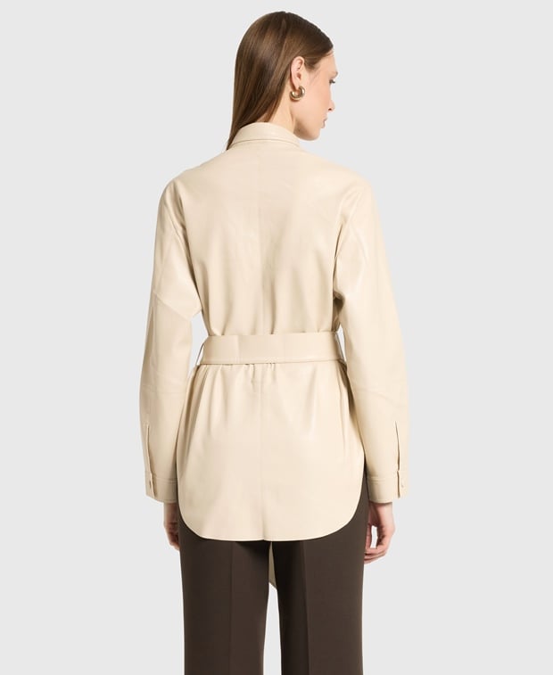Nanushka Long-sleeved blouse Greige