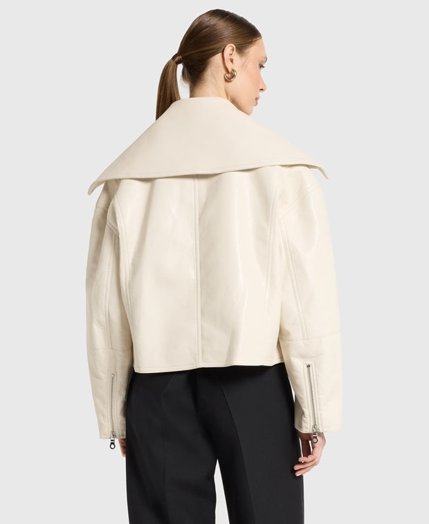 Nanushka Leather-look jacket