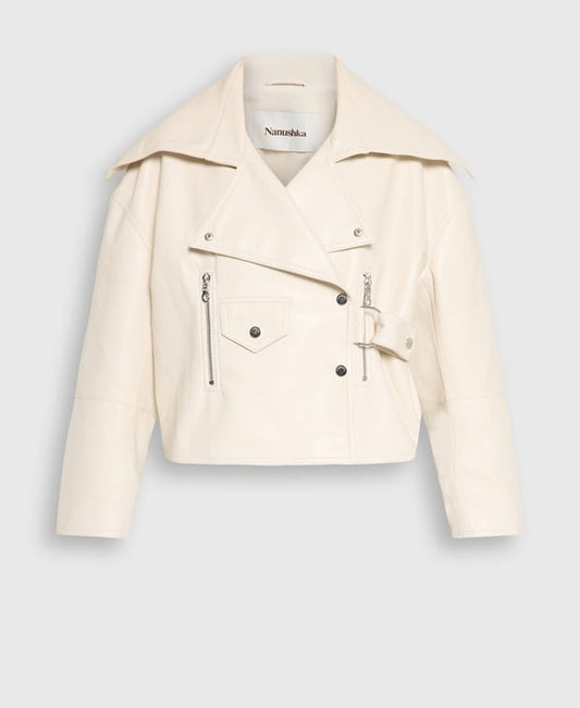 Nanushka Leather-look jacket