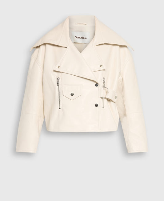 Nanushka Leather-look jacket