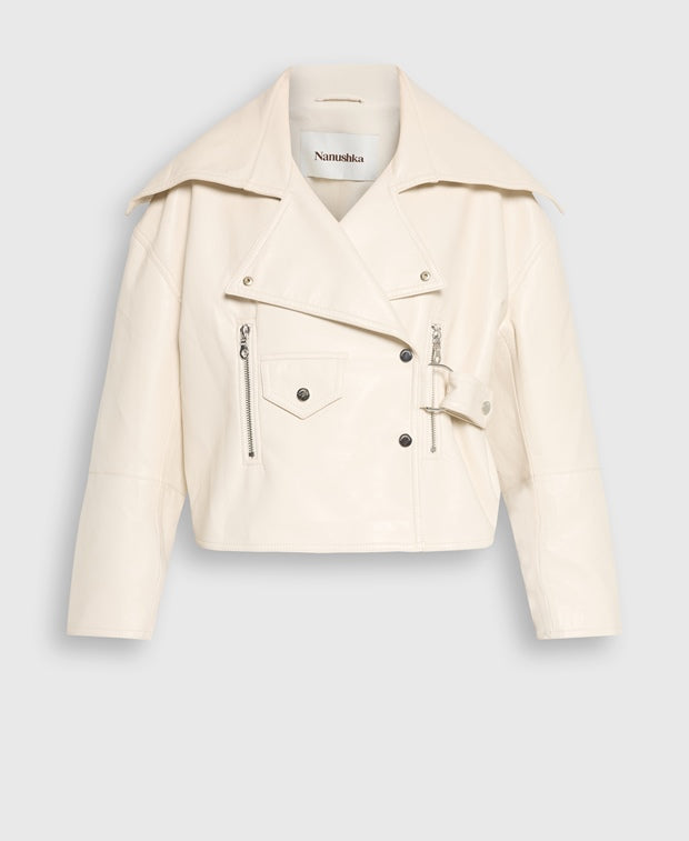Nanushka Leather-look jacket