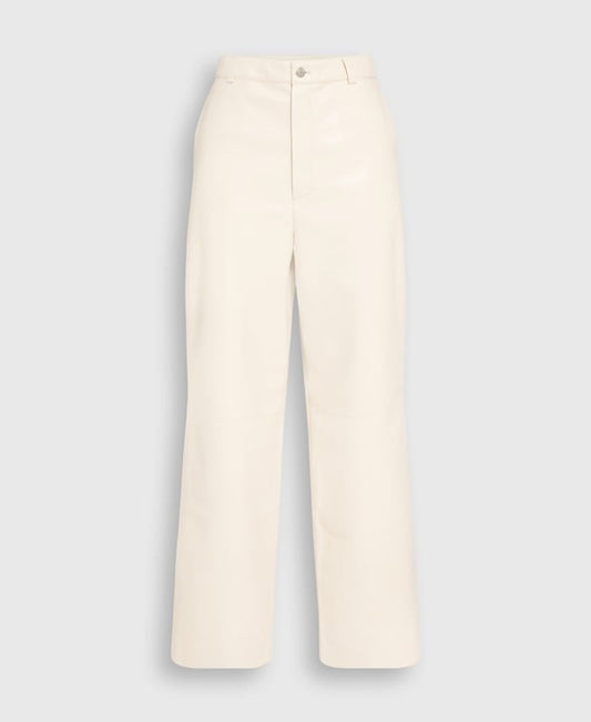 Nanushka Straight-leg trousers Putty