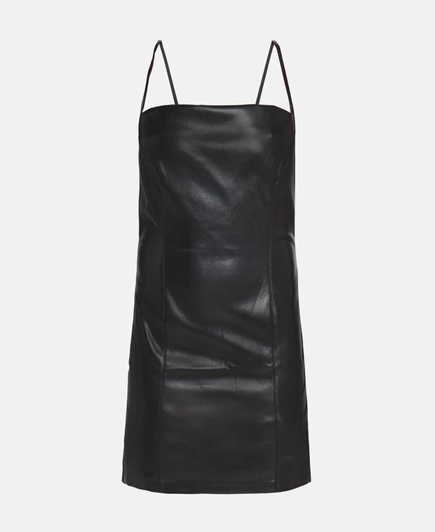 Nanushka Leather-look dress Jorie