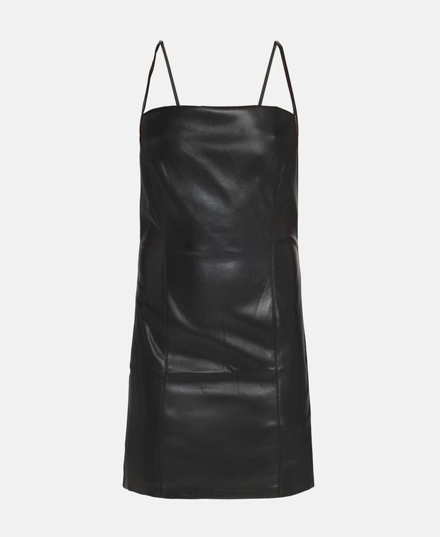 Nanushka Leather-look dress Jorie