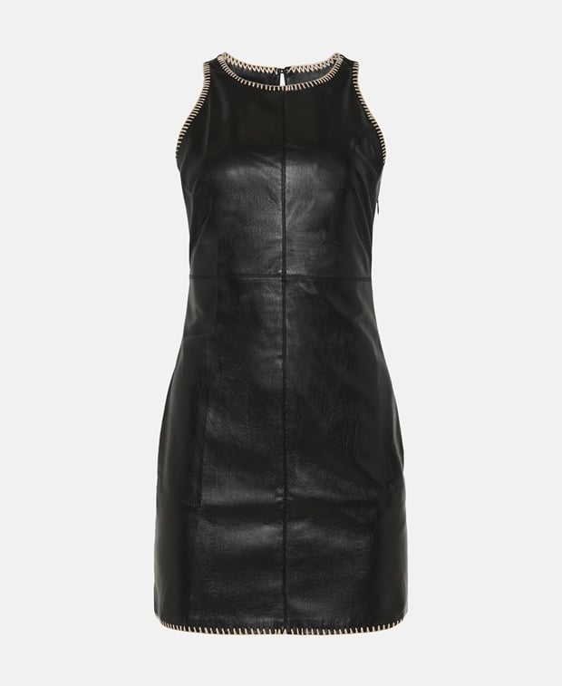 Nanushka Leather-look dress Franca