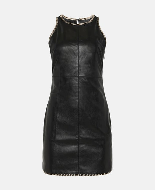 Nanushka Leather-look dress Franca