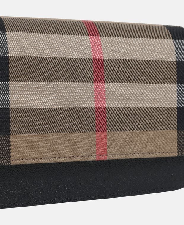 Burberry Leather cross body bag Black