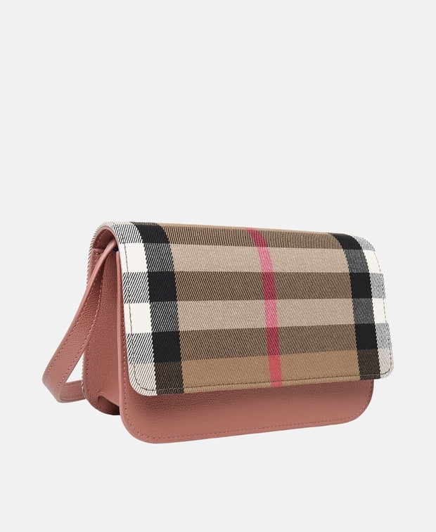 Burberry Leather cross body bag Putty
