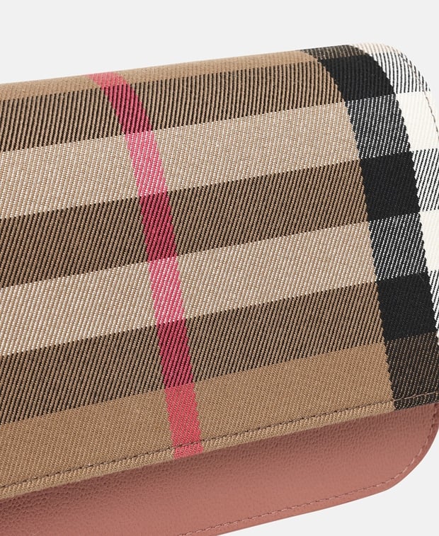 Burberry Leather cross body bag Putty