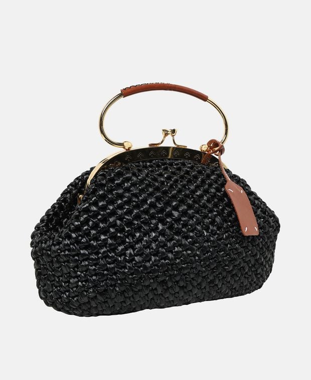 Maison Margiela Leather clutch Black