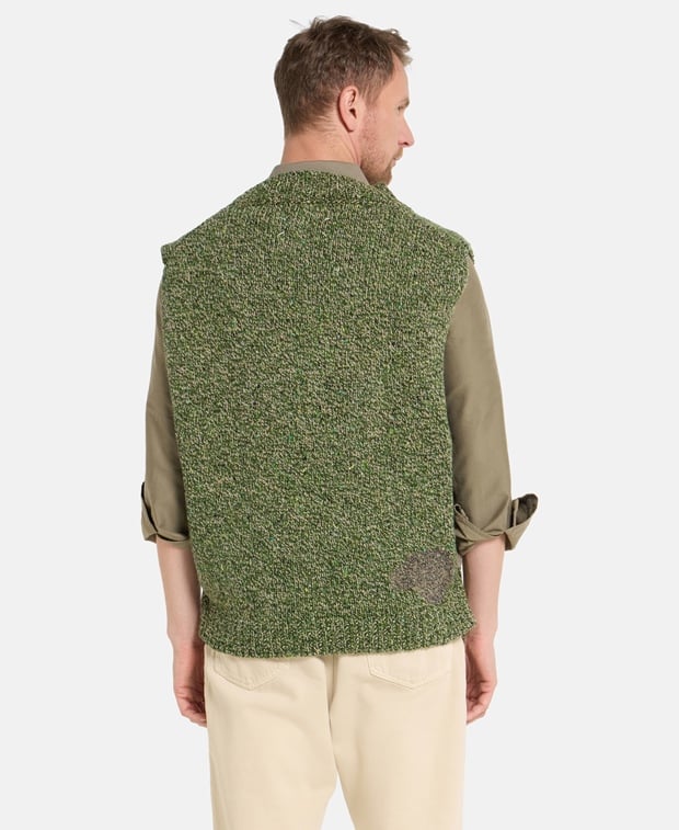 Maison Margiela Wool slipover Green