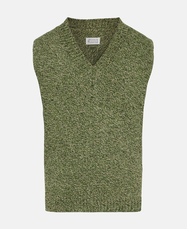 Maison Margiela Wool slipover Green