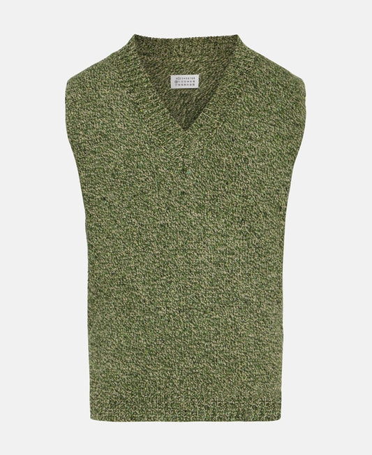 Maison Margiela Wool slipover Green