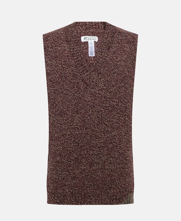 Maison Margiela Wool slipover Bordeaux