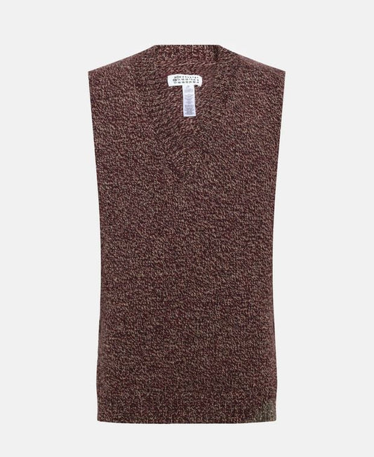 Maison Margiela Wool slipover Bordeaux