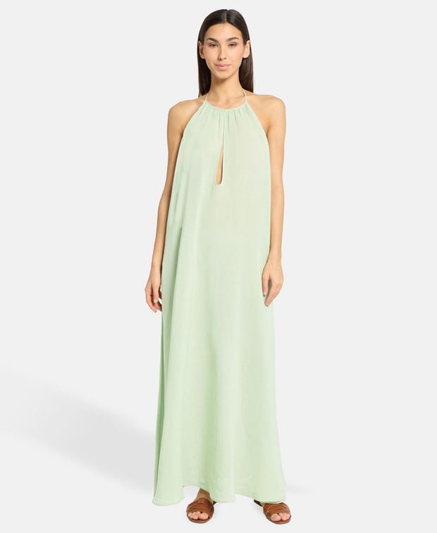 CULT GAIA Linen-blend dress Orla