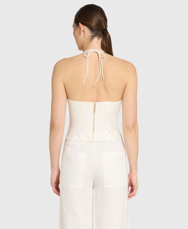 CULT GAIA Linen blouse Havana