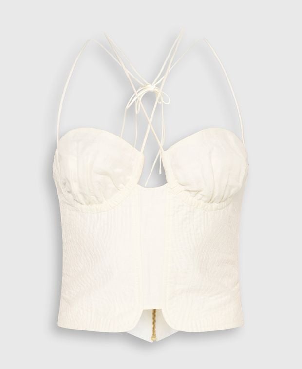 CULT GAIA Linen blouse Havana