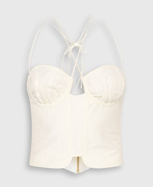 CULT GAIA Linen blouse Havana