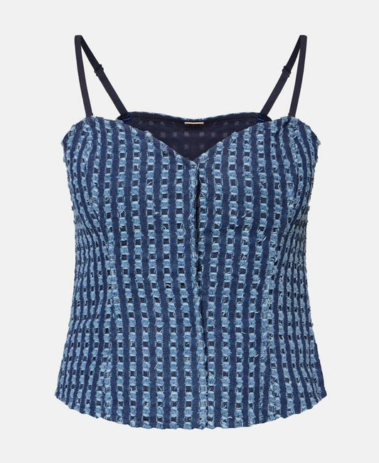 CULT GAIA Denim blouse Aurelia