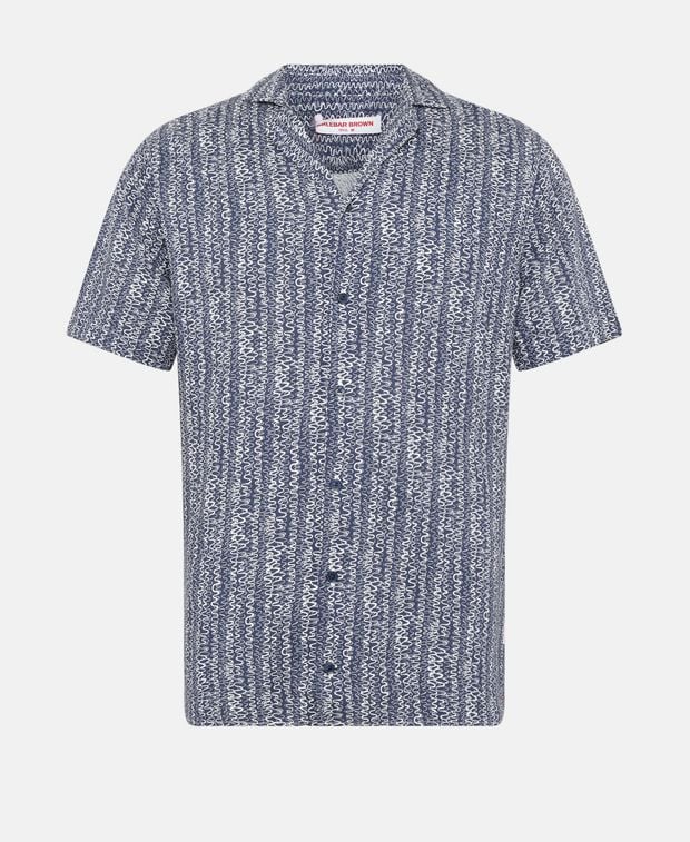 Orlebar Brown Casual shirt Midnight Blue