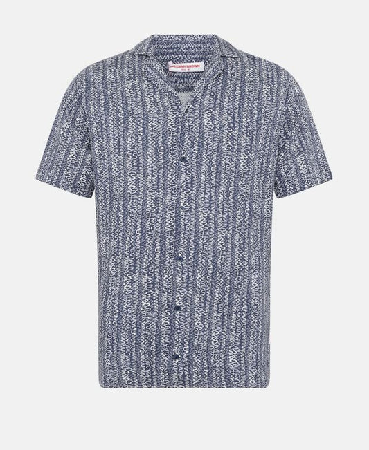 Orlebar Brown Casual shirt Midnight Blue