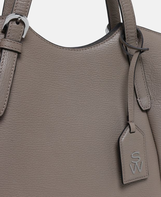 Stuart Weitzman Gogo Leather shopper Sand