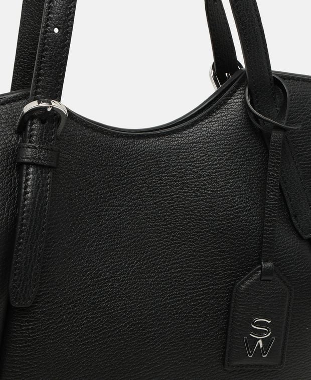 Stuart Weitzman Gogo Leather shopper Black