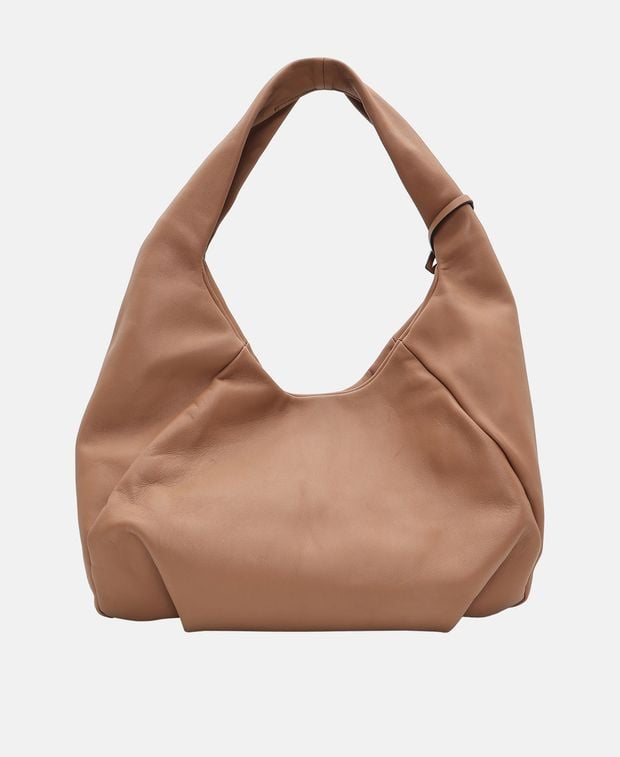 Stuart Weitzman Moda Leather shoulder bag Camel