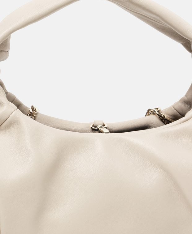 Stuart Weitzman Moda Leather handbag Oatmeal