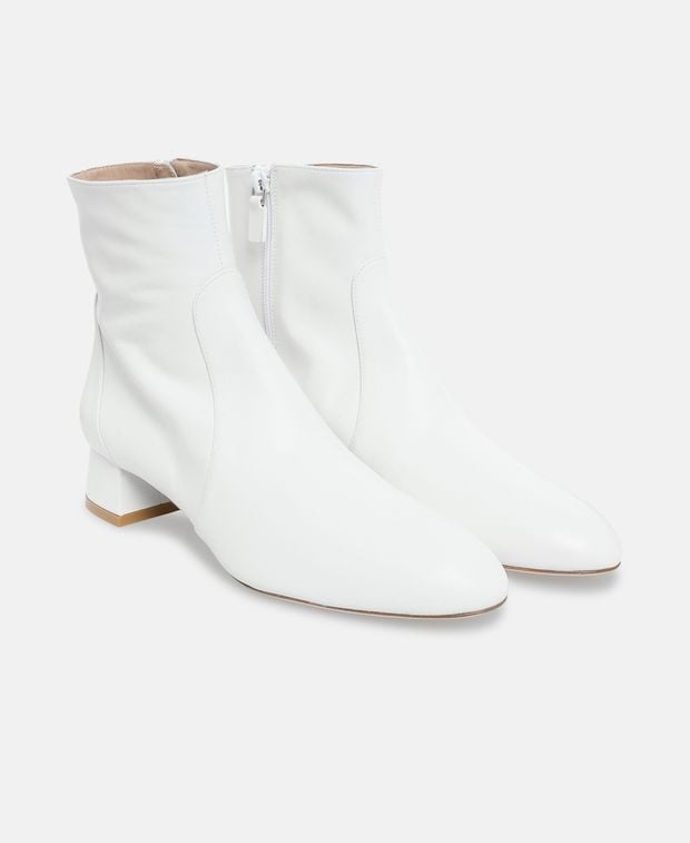 Stuart Weitzman Vivienne 30 Ankle boots White
