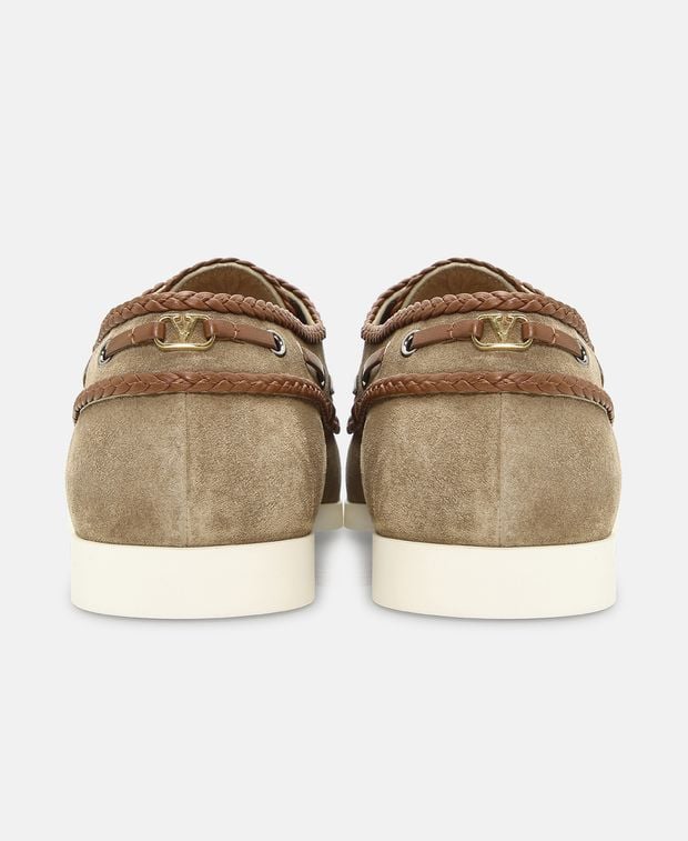 Valentino Garavani Boat shoes Black