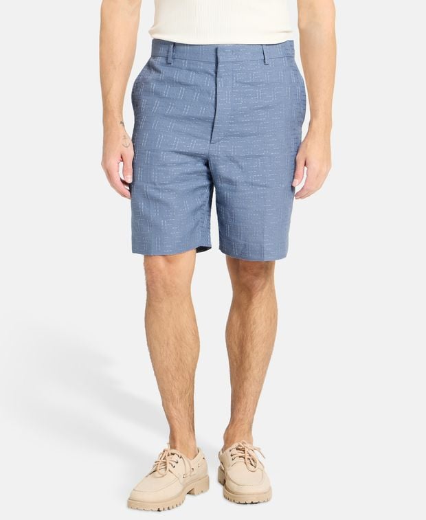 Fendi Linen-blend shorts