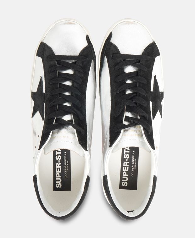 Golden Goose Deluxe Brand Super Star Sneakers Medium Grey