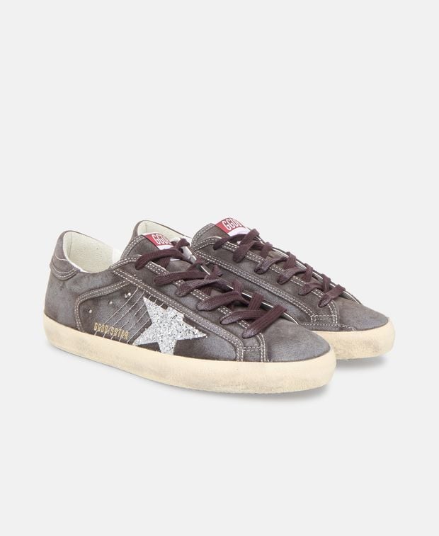 Golden Goose Deluxe Brand Super-Star Classic Sneakers Maroon