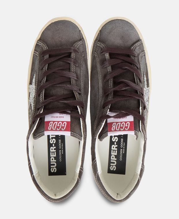 Golden Goose Deluxe Brand Super-Star Classic Sneakers Maroon