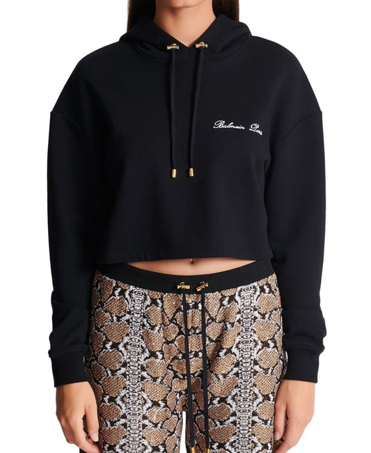 Balmain Hooded sweat jacket