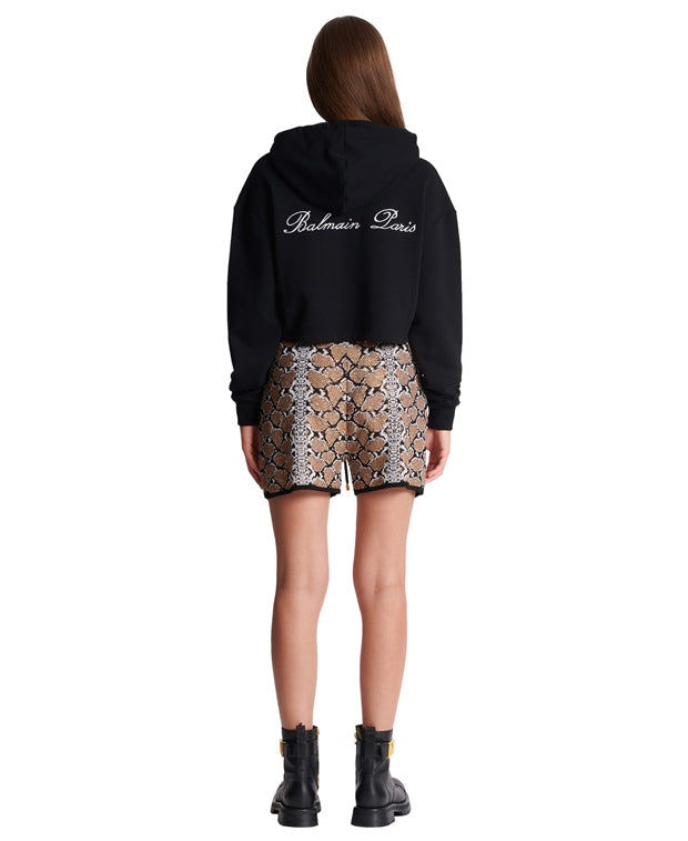 Balmain Hooded sweat jacket