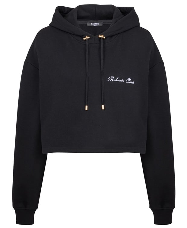 Balmain Hooded sweat jacket