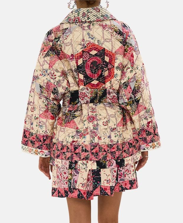 Camilla Reversible coat Soft Beige