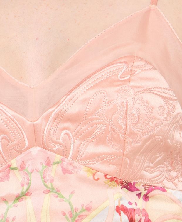 Camilla Silk dress Blossoms