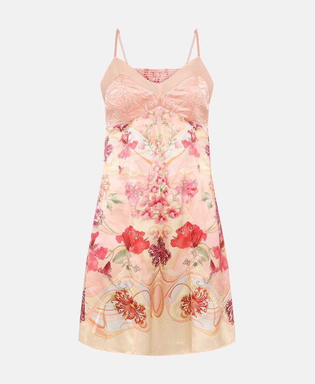 Camilla Silk dress Blossoms