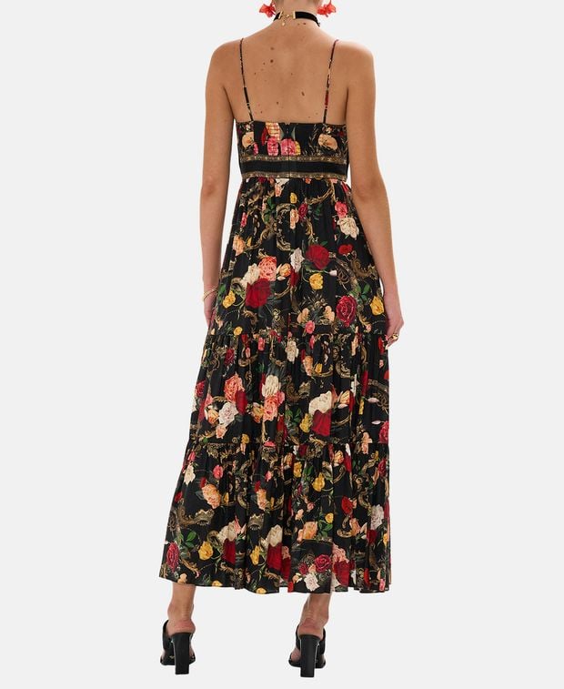 Camilla Linen-blend dress