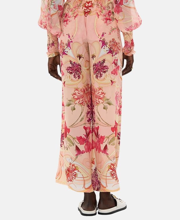 Camilla Silk trousers Apricot