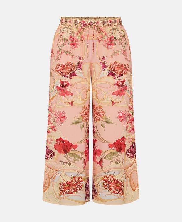 Camilla Silk trousers Apricot