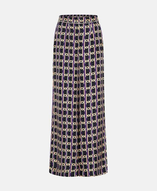 Camilla Silk trousers Black