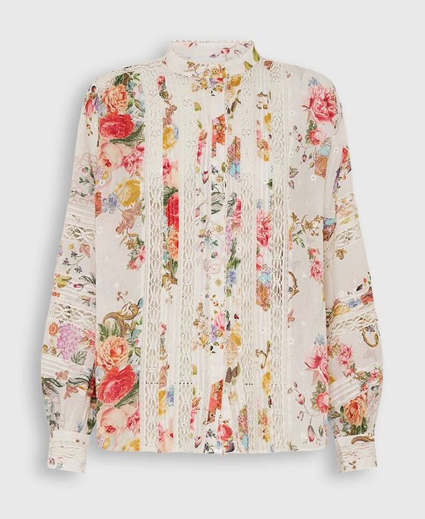 Camilla Long-sleeved blouse Ecru
