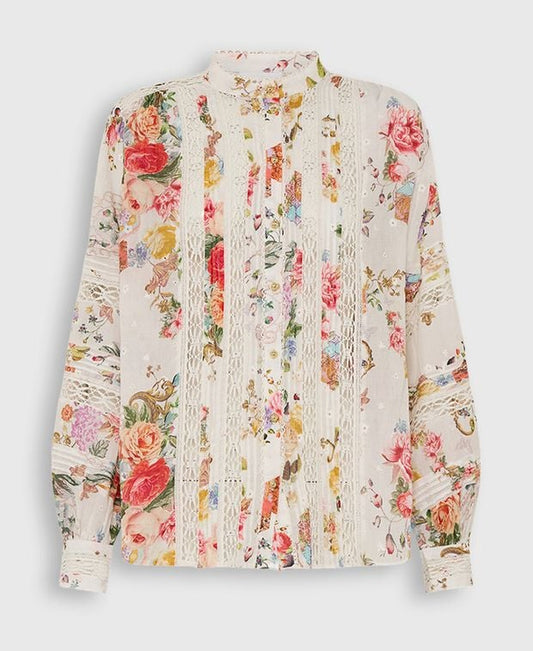Camilla Long-sleeved blouse Ecru